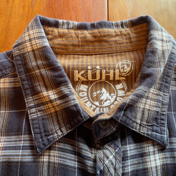 Kuhl Other - ⭐️ Kuhl - Brown Plaid Long Sleeve Shirt - Size M